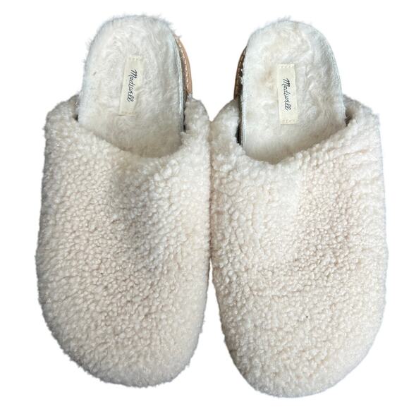 Madewell Size 9 Women's The Layne Clog Mule in Shearling - Picture 2 of 7